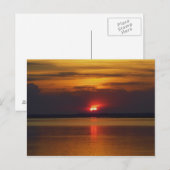 Sonnenuntergang Postkarte (Vorne/Hinten)