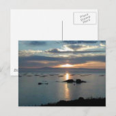Sonnenuntergang Postkarte (Vorne/Hinten)