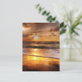 Sonnenuntergang Postkarte (Stehend Vorderseite)