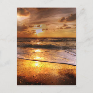 Sonnenuntergang Postkarte
