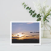 Sonnenuntergang Postkarte (Stehend Vorderseite)