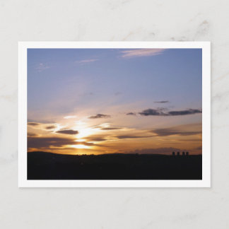 Sonnenuntergang Postkarte