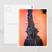 Sonnenuntergang Postkarte (Vorne/Hinten)