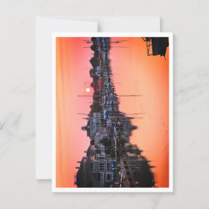 Sonnenuntergang Postkarte