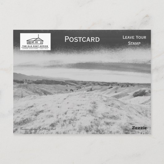 Sonnenuntergang" Postkarte (Rückseite)