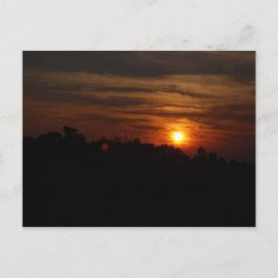 Sonnenuntergang Postkarte