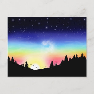 Sonnenuntergang Postkarte