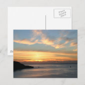 Sonnenuntergang Postkarte (Vorne/Hinten)