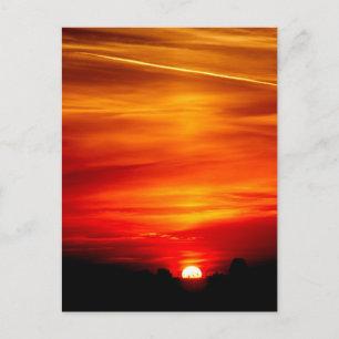Sonnenuntergang Postkarte