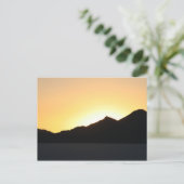 Sonnenuntergang Postkarte (Stehend Vorderseite)