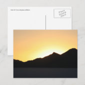 Sonnenuntergang Postkarte (Vorne/Hinten)
