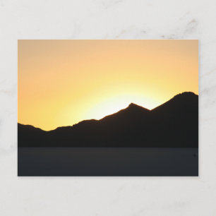 Sonnenuntergang Postkarte