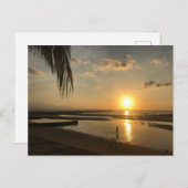 Sonnenuntergang Postkarte (Vorne/Hinten)