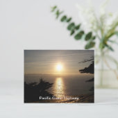 Sonnenuntergang Postkarte (Stehend Vorderseite)