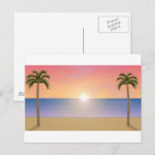 Sonnenuntergang: Postkarte (Vorne/Hinten)