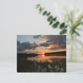 Sonnenuntergang Postkarte (Stehend Vorderseite)