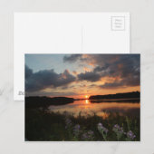Sonnenuntergang Postkarte (Vorne/Hinten)