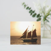 Sonnenuntergang Postkarte (Stehend Vorderseite)