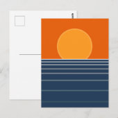 Sonnenuntergang  postkarte (Vorne/Hinten)