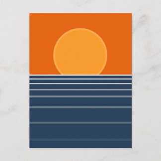Sonnenuntergang  postkarte