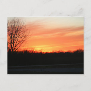 Sonnenuntergang Postkarte