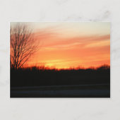 Sonnenuntergang Postkarte (Vorderseite)