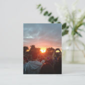 Sonnenuntergang Postkarte (Stehend Vorderseite)