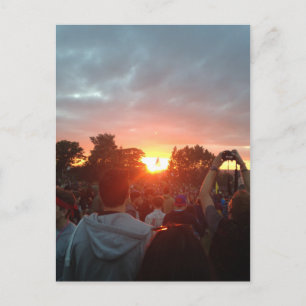 Sonnenuntergang Postkarte