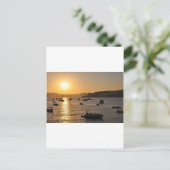 Sonnenuntergang Postkarte (Stehend Vorderseite)