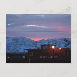 Sonnenuntergang Postkarte
