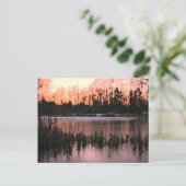 Sonnenuntergang Postkarte (Stehend Vorderseite)