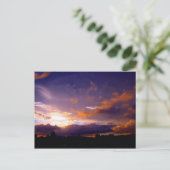 Sonnenuntergang Postkarte (Stehend Vorderseite)