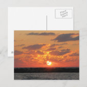 Sonnenuntergang Postkarte (Vorne/Hinten)