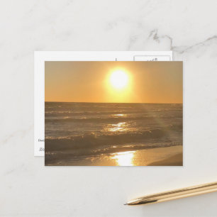 Sonnenuntergang Postkarte