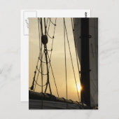 Sonnenuntergang Postkarte (Vorne/Hinten)