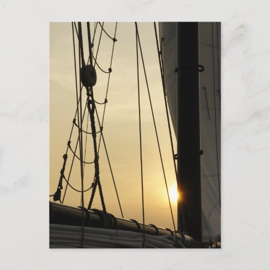 Sonnenuntergang Postkarte (Vorderseite)