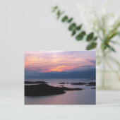 Sonnenuntergang Postkarte (Stehend Vorderseite)