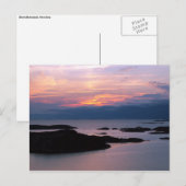 Sonnenuntergang Postkarte (Vorne/Hinten)