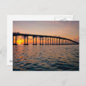 Sonnenuntergang Postkarte (Vorne/Hinten)