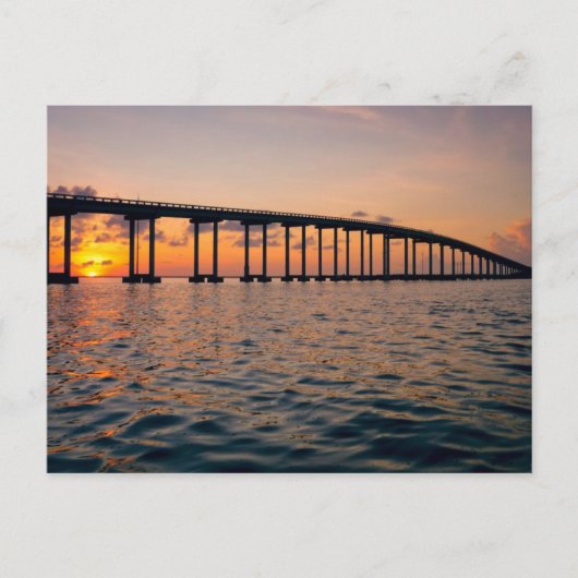 Sonnenuntergang Postkarte (Vorderseite)