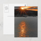 Sonnenuntergang Postkarte (Vorne/Hinten)