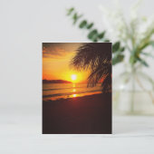 Sonnenuntergang Postkarte (Stehend Vorderseite)