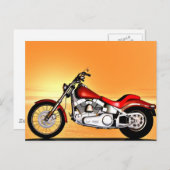 Sonnenuntergang Postkarte (Vorne/Hinten)