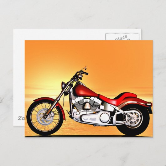 Sonnenuntergang Postkarte (Vorne/Hinten)