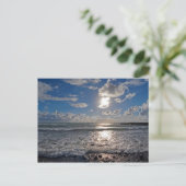 Sonnenuntergang Postkarte (Stehend Vorderseite)
