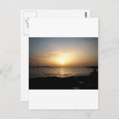 Sonnenuntergang Postkarte (Vorne/Hinten)