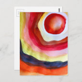 Sonnenuntergang Postkarte (Vorne/Hinten)