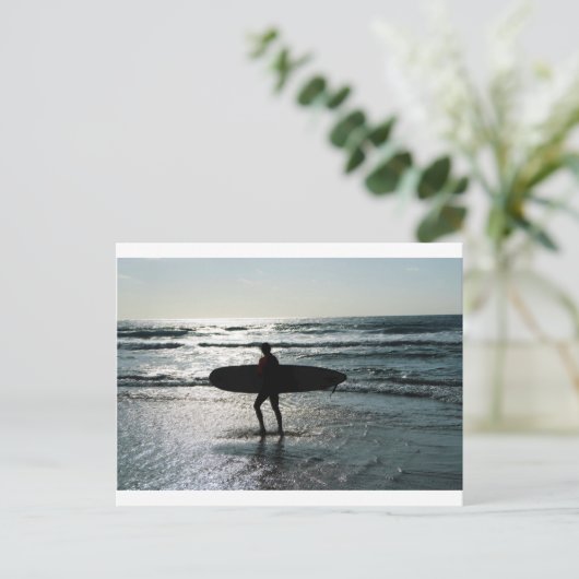 Sonnenuntergang Postkarte (Stehend Vorderseite)