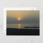 Sonnenuntergang Postkarte (Vorne/Hinten)