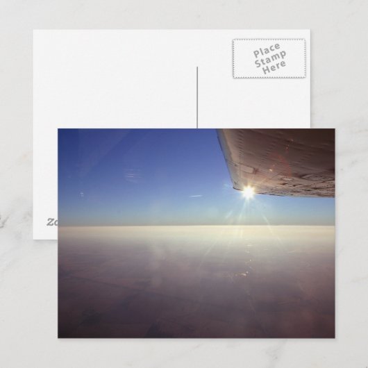 Sonnenuntergang Postkarte (Vorne/Hinten)